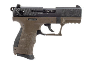 Walther P22 Military 22lr pistol with od green frame